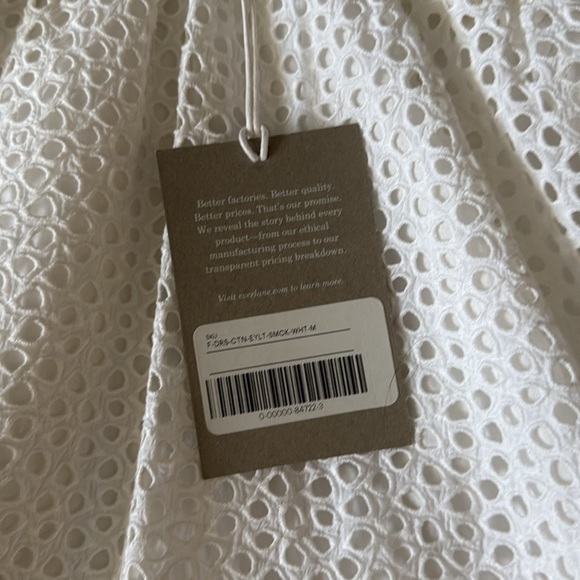 Everlane Textured White Midi Dress - Picture 10 of 13